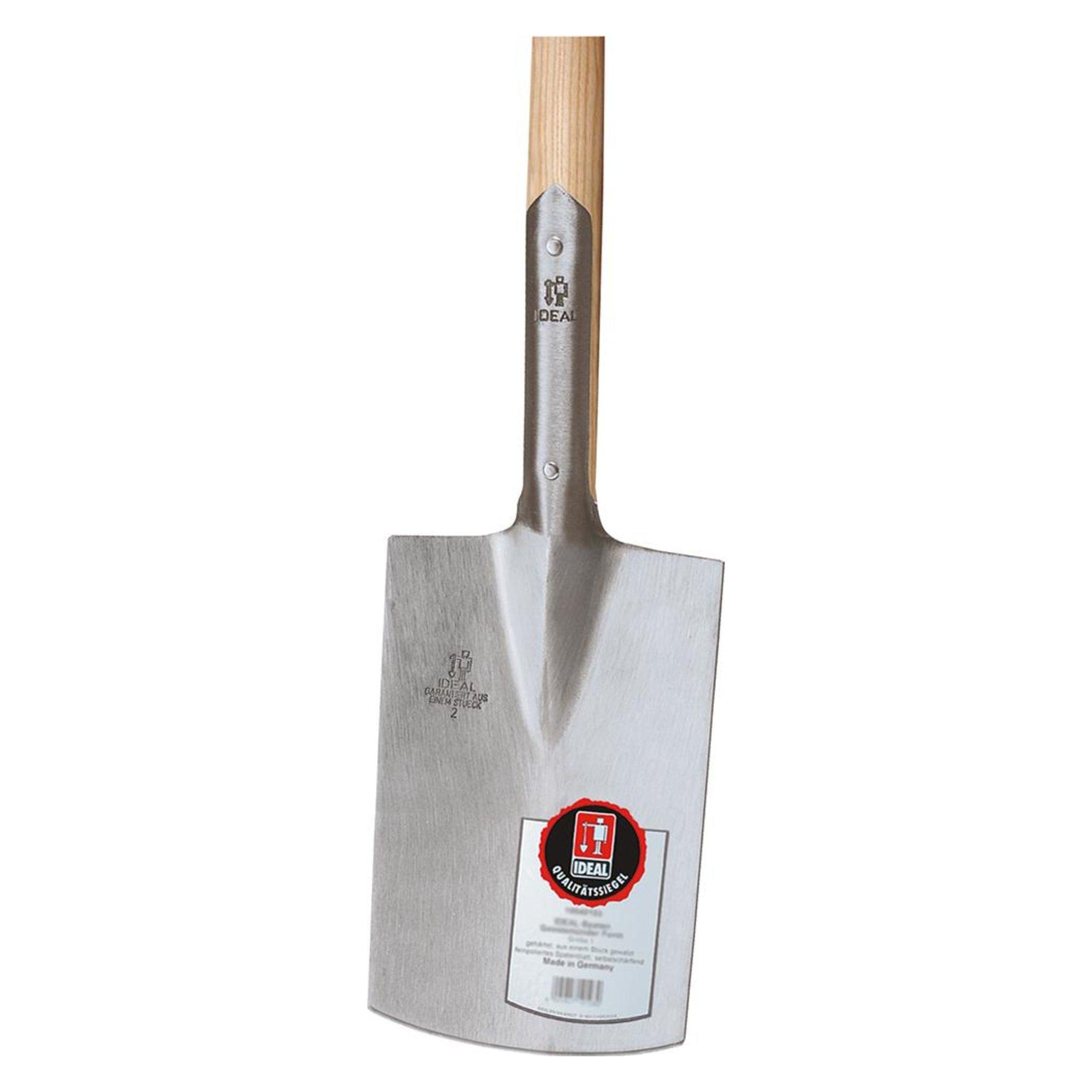 Idealspaten Ideal Spaten mit Tritt mit Esche-Knopfstiel, poliert Gr. 2 (4005827100359)