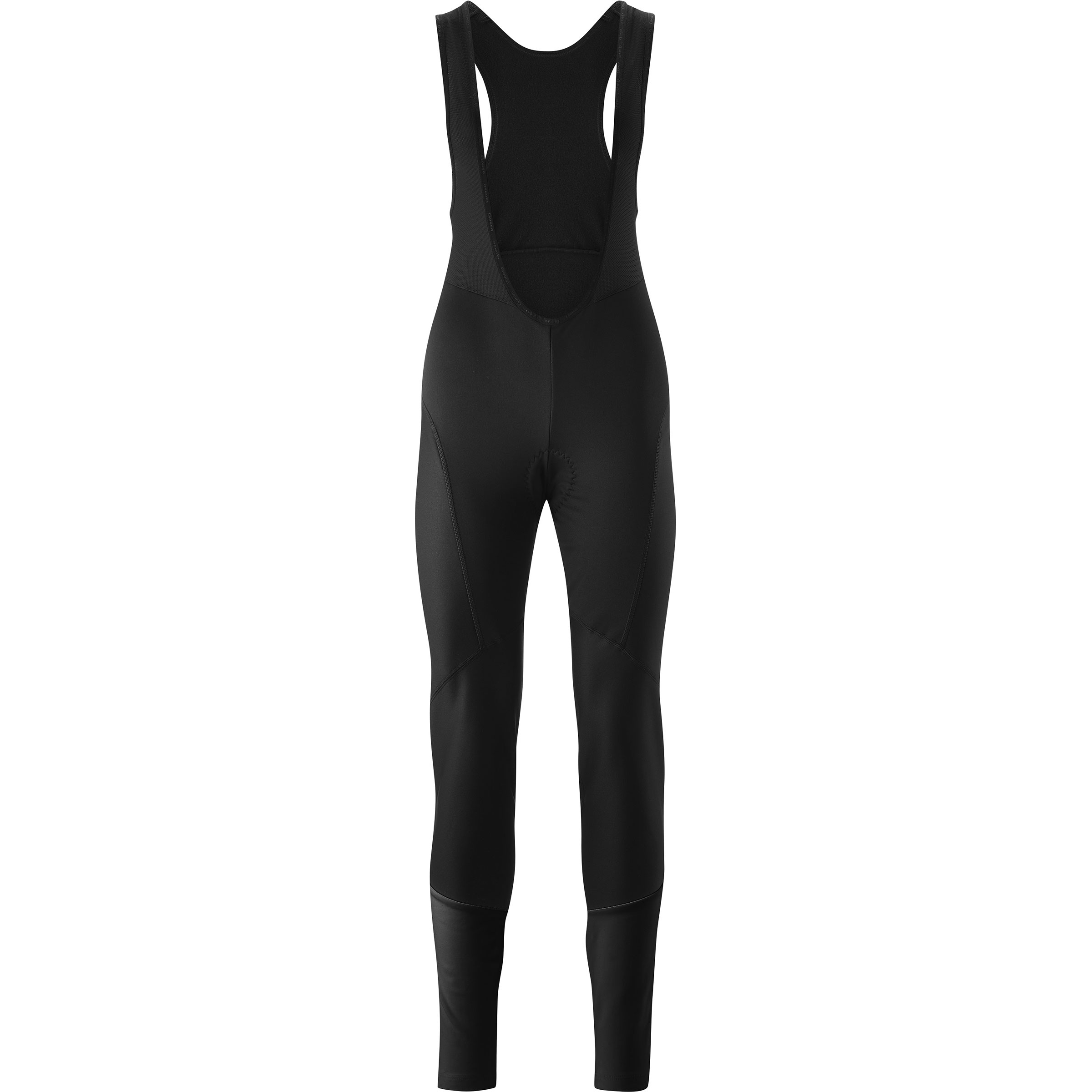 Gonso Tartu 3 Bib lang Damen Softshellhose schwarz Größe L Mountainbike | Gravel Winddicht Wasserabweisend