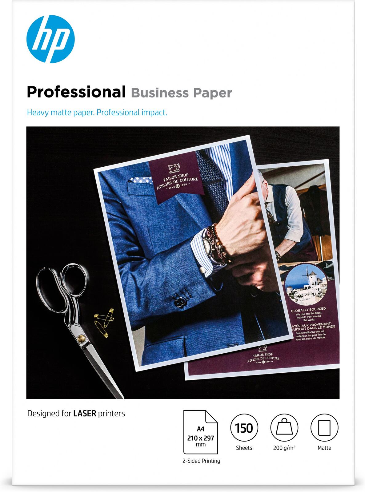 HP Inc. HP Professional Business Laser-Papier – A4, matt, 200 g/m² 7MV80A