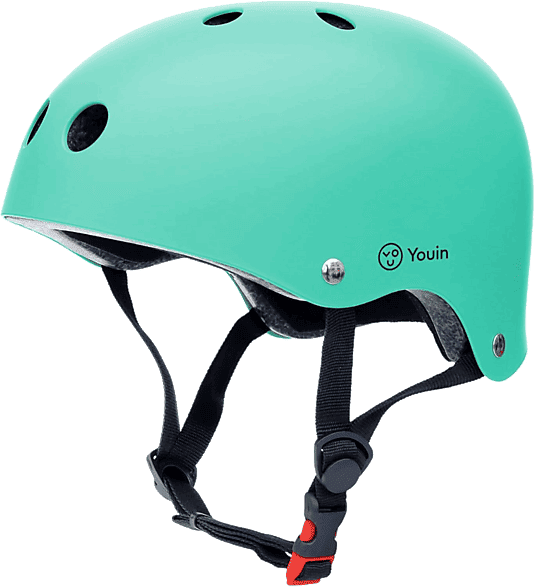 Casco - Youin MA2016M, Infantil, Talla M (54-57 cm), Para bicicleta y patinete, Menta