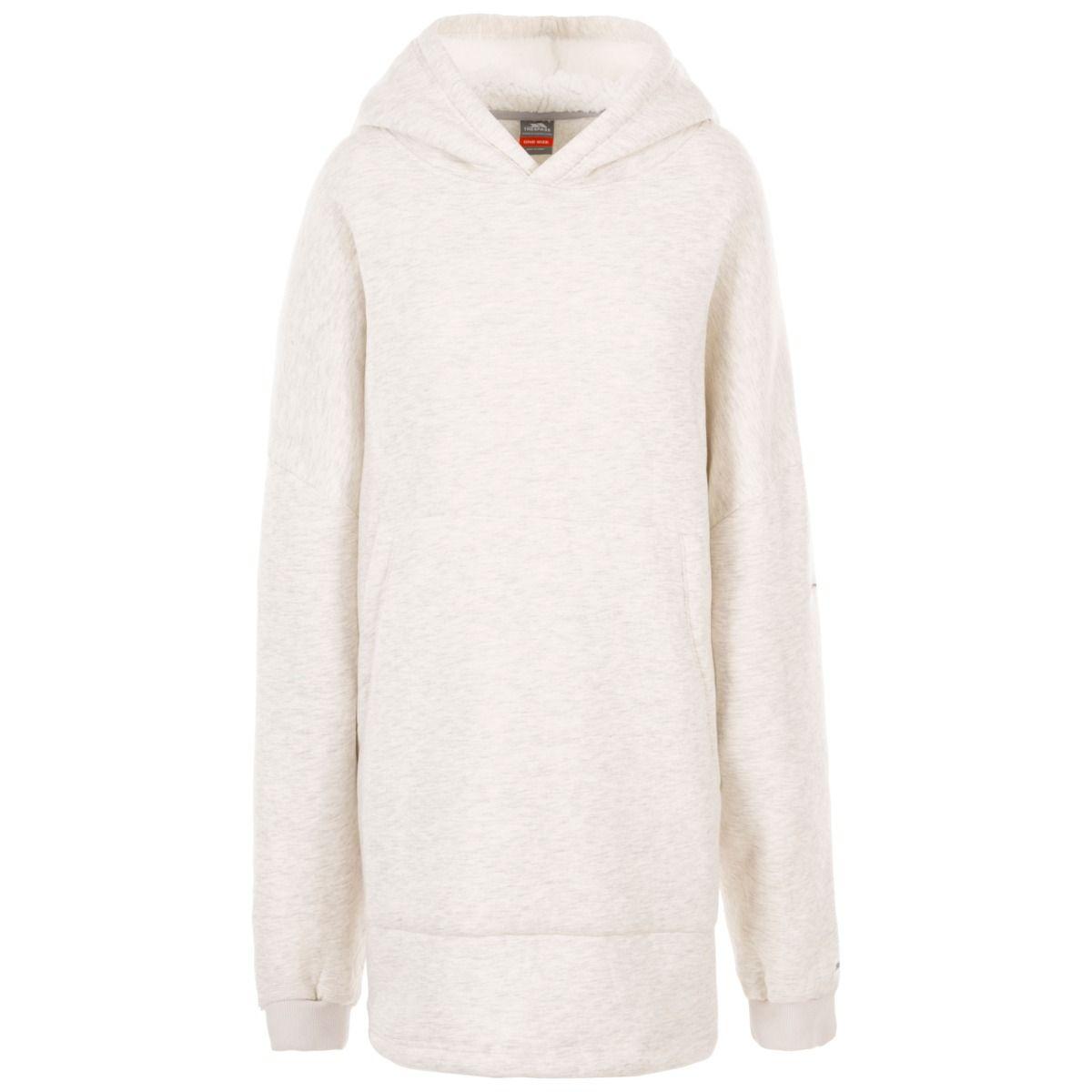 Trespass Unisex Adult Knusse Marl Fleece Oversized Hoodie (Ghost)