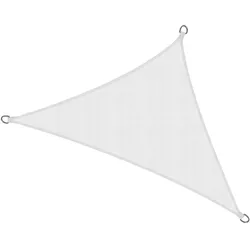SONNENSEGEL SolVision PS9 420/420/600 cm dreieckig Weiß PE