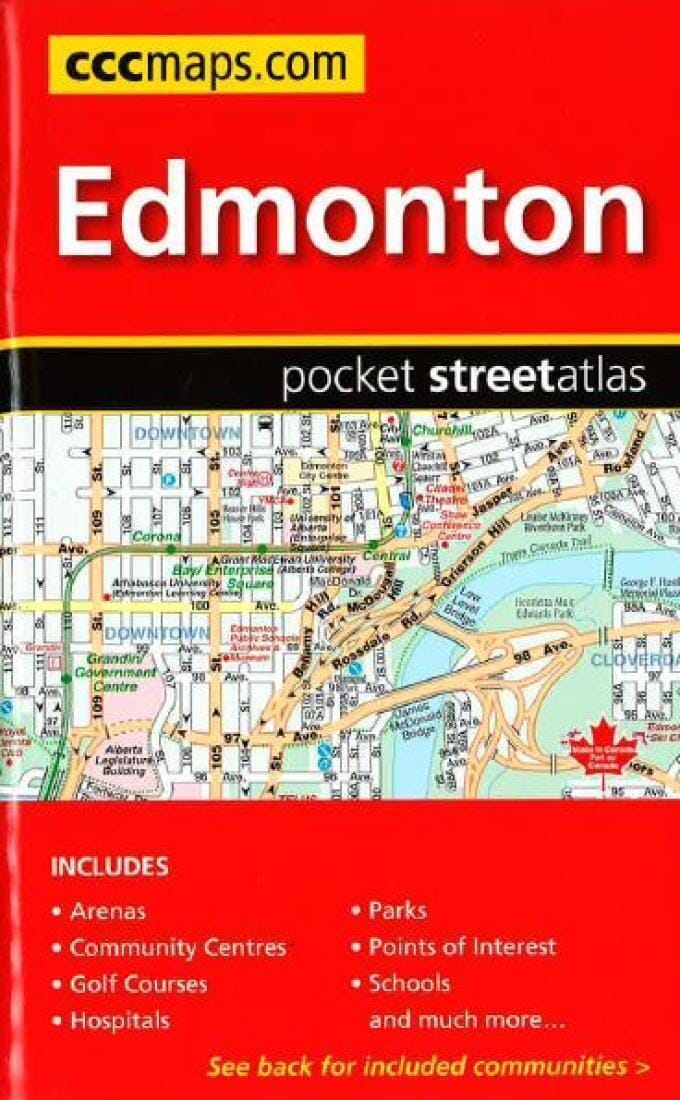 Edmonton (Alberta), Atlas de poche des rues   Canadian Cartographics Corporation