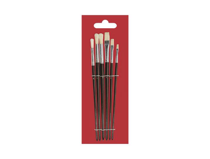 Rayher Borstenpinsel-Set 6 Grössen