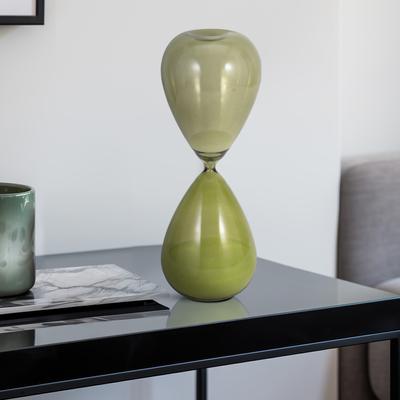 Sagebrook Home Glass Hourglass, Elegant Decorative Objects, Perfect for Decor