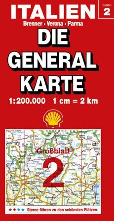 Die Generalkarten Italien, Bl.2, Brenner, Verona, Parma (Marco Polo Regional Maps: Italy) - Preis vom 30.09.2026 22:30:23 h
