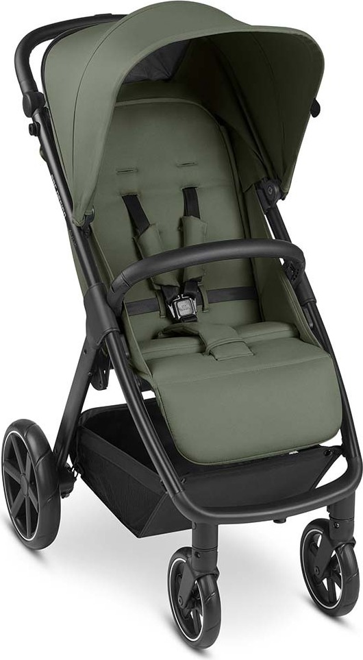ABC Design Avus, Betthimmel, All Terrain-Kinderwagen, Unisex, Feste Räder, Faltbar, Olive