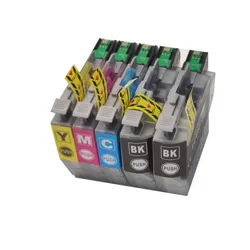 5x Tintenpatronen kompatibel f. MFC-J1010DW  ersetzt Brother LC-421XL und LC-421 Tintenpatronen