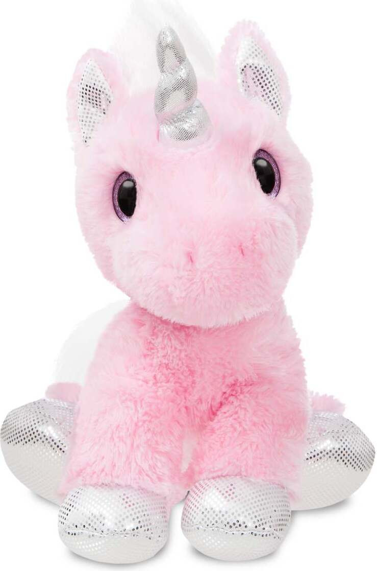 Aurora World Zachte Eenhoorn Knuffel - Roze - 31 cm