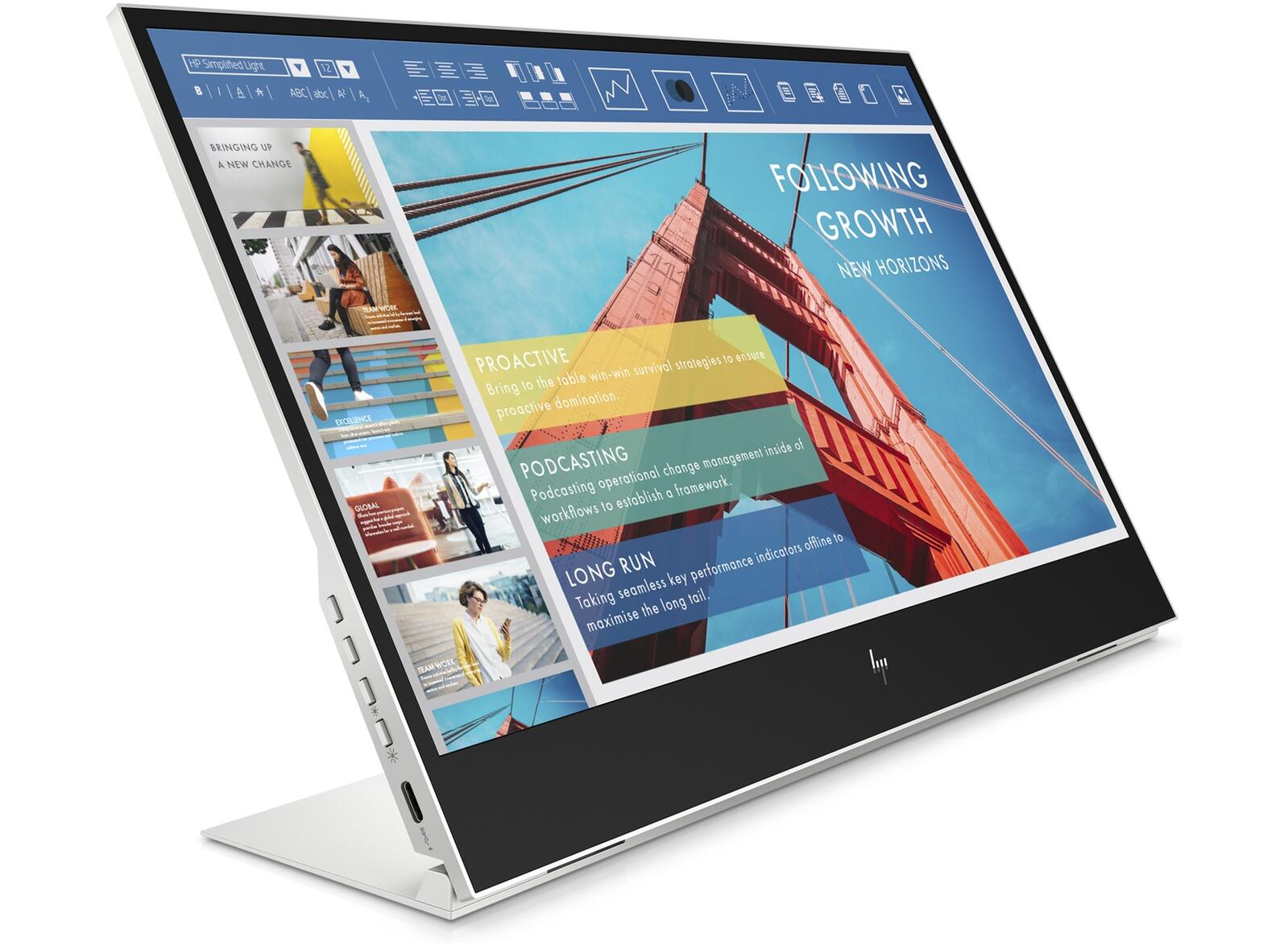 HP Inc. HP E14 G4 Tragbarer USB Monitor 35,56cm (14 Zoll) 1B065AA#ABB