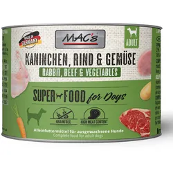 MAC ́s DOG Kaninchen & Gemüse 6x200 g