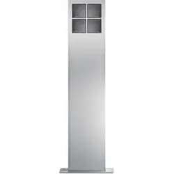 Elcom 4824280 SMT-4/2EM Standsäule 4/2 Edelstahl matt MODESTA