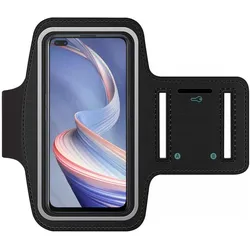 SmartFitness Oppo Reno4 Z 5G Handy Sport Armband, Smartphone Sportarmband, Schwarz