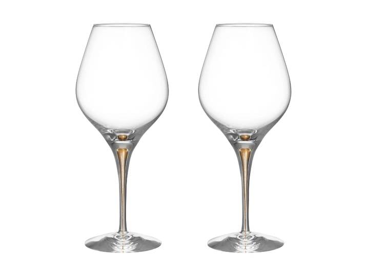 Orrefors Intermezzo Aroma verres à vin 62 cl lot de 2 Or