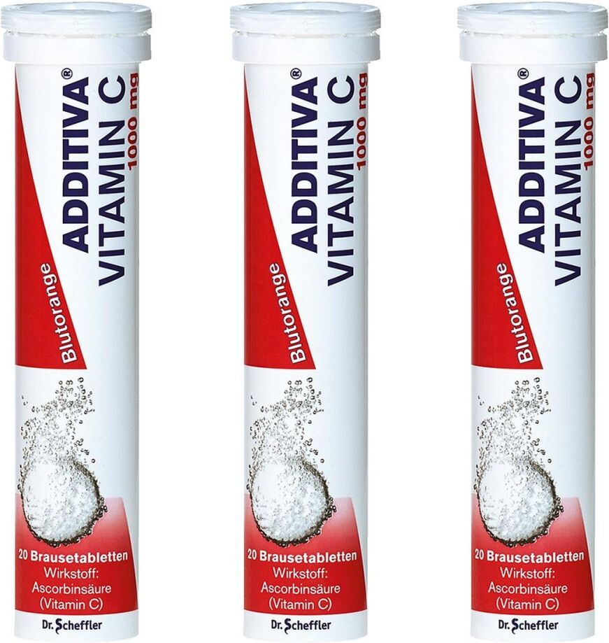 Additiva Vitamin C Blutorange Brausetabletten