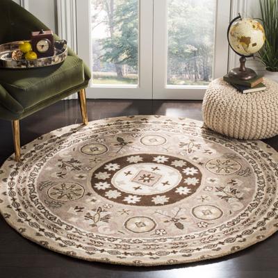 SAFAVIEH Handmade Bella Debbie Modern Floral Wool Rug