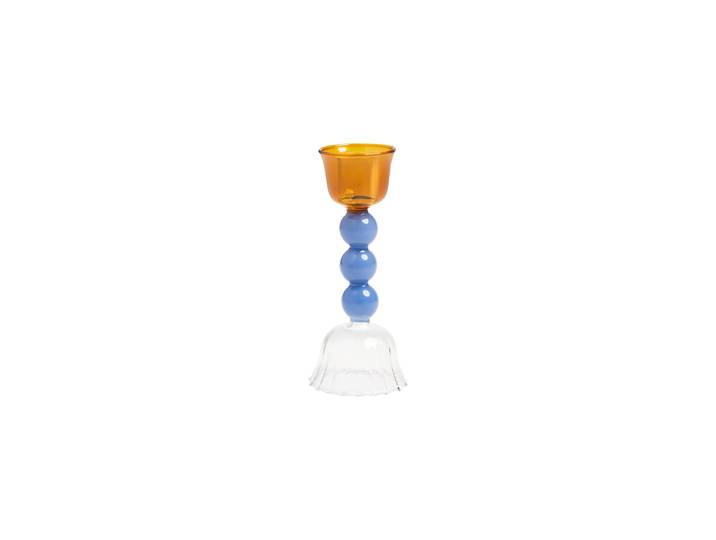 & klevering - Bougeoir Tulip - Multicolore - Verre