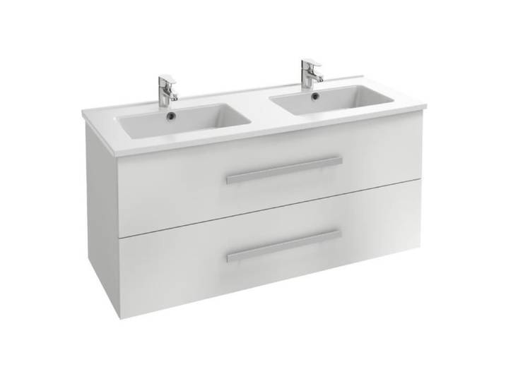 Meuble double vasque 120 cm JACOB DELAFON Ola UP blanc