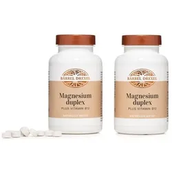 BÄRBEL DREXEL Magnesium duplex Plus Vitamin B 12 2x 350 Presslinge für ca. 6 Monate