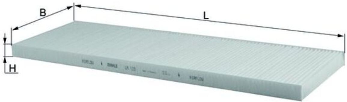 Innenraumluftfilter MAHLE KNECHT LA 123