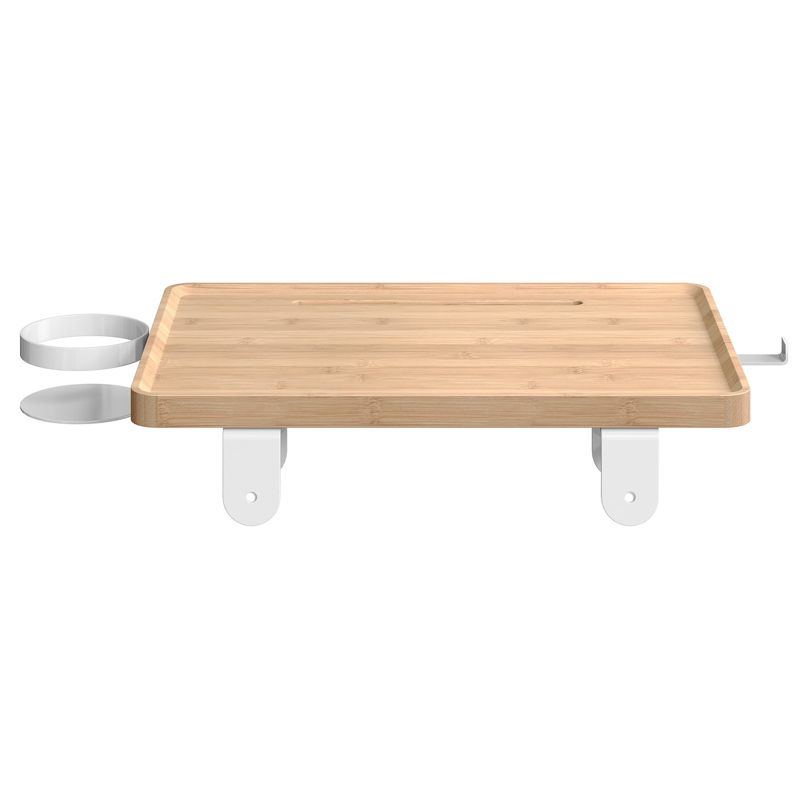 VASAGLE Bettablage zum Einhängen, Nachttisch mit verstellbaren Klemmen, für Handy LETB35301N03