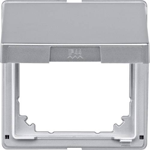 Merten Zwischenrahmen Abdeckung Aquadesign Aluminium 516560 1St.