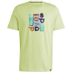 ADIDAS Herren Shirt Sportswear Photo Real Two-Tone, Größe S in Grün Grün