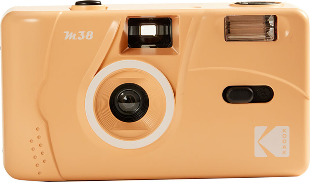 Kodak M38 compacte 35 mm filmcamera met gevoeligheid 200 - 400 en 3,1 cm lensdiameter