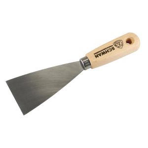 Schwan Spachtel Profi 603806, Breite 60mm, Malerspachtel aus Stahl, mit Holzgriff