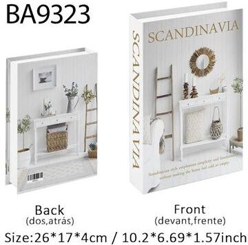 Uplift Picks Decorative Book Storage Box Lucky Cat Japanese Home Decor Hidden Storage Book 03 open