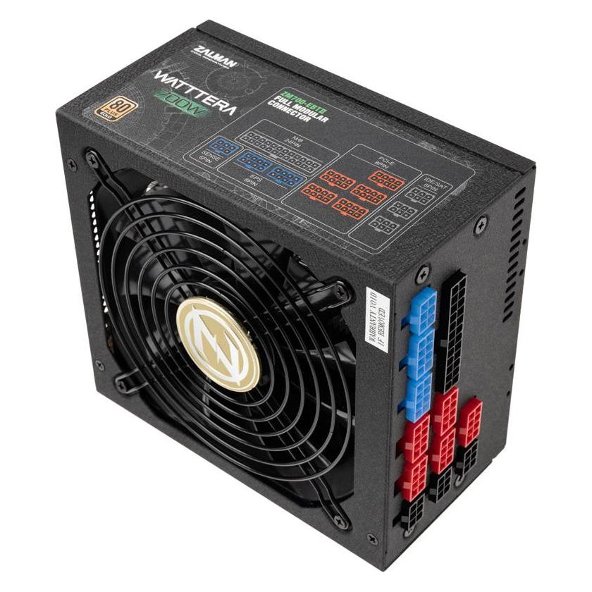 Zalman ZM700-EBTII WATTTERA, 700 Watt 80 PLUS GOLD PSU, EU, Full Modular, Active PFC wi (700 W) (ZM700-EBTII)