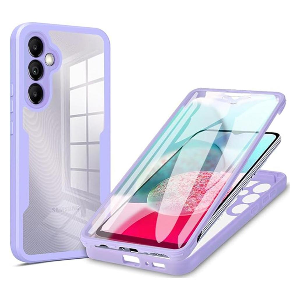 Techsuit - ColorVerse 360 Series + Screen Protector - Samsung Galaxy A14 4G / A14 5G - Purple (Samsung Galaxy A14, Samsung Galaxy A14 5G) (56355028)