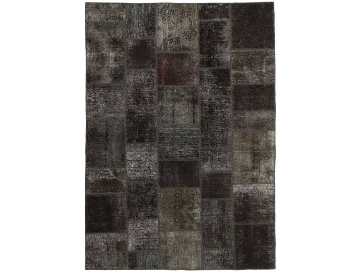 Patchwork Teppich 169x243 Handgeknüpft Modern Orientteppich Perserteppich Wolle