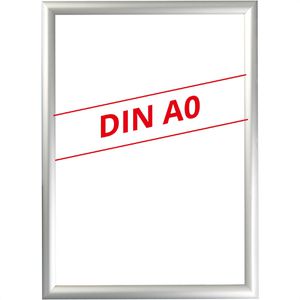 Update-Displays Klapprahmen 32 mm Profil, DIN A0, silber, Aluminium