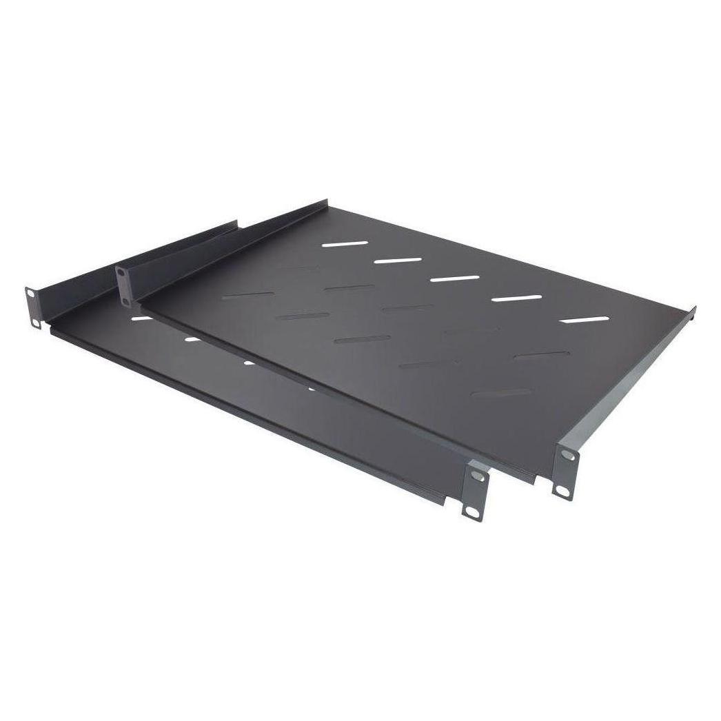 Kabelmeister 19" Fachboden, seitliche Befestigung, Einbautiefe 270 mm, 2er Set, tiefschwarz (RAL9005) (SO-38213)