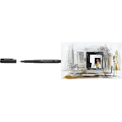 FABER-CASTELL Faber Castell Tuschestift Pitt Artist Pen S schwarz