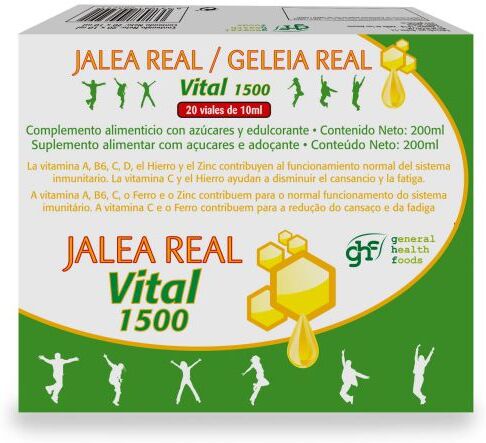 GHF Royal Jelly Vital 1500 Adults 10 ml 20 Ampoules 90 gr