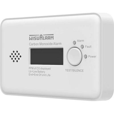 Wisualarm DHI-HY-GC20C Kohlenmonoxid-Melder vernetzbar batteriebetrieben detektiert Kohlenmonoxid