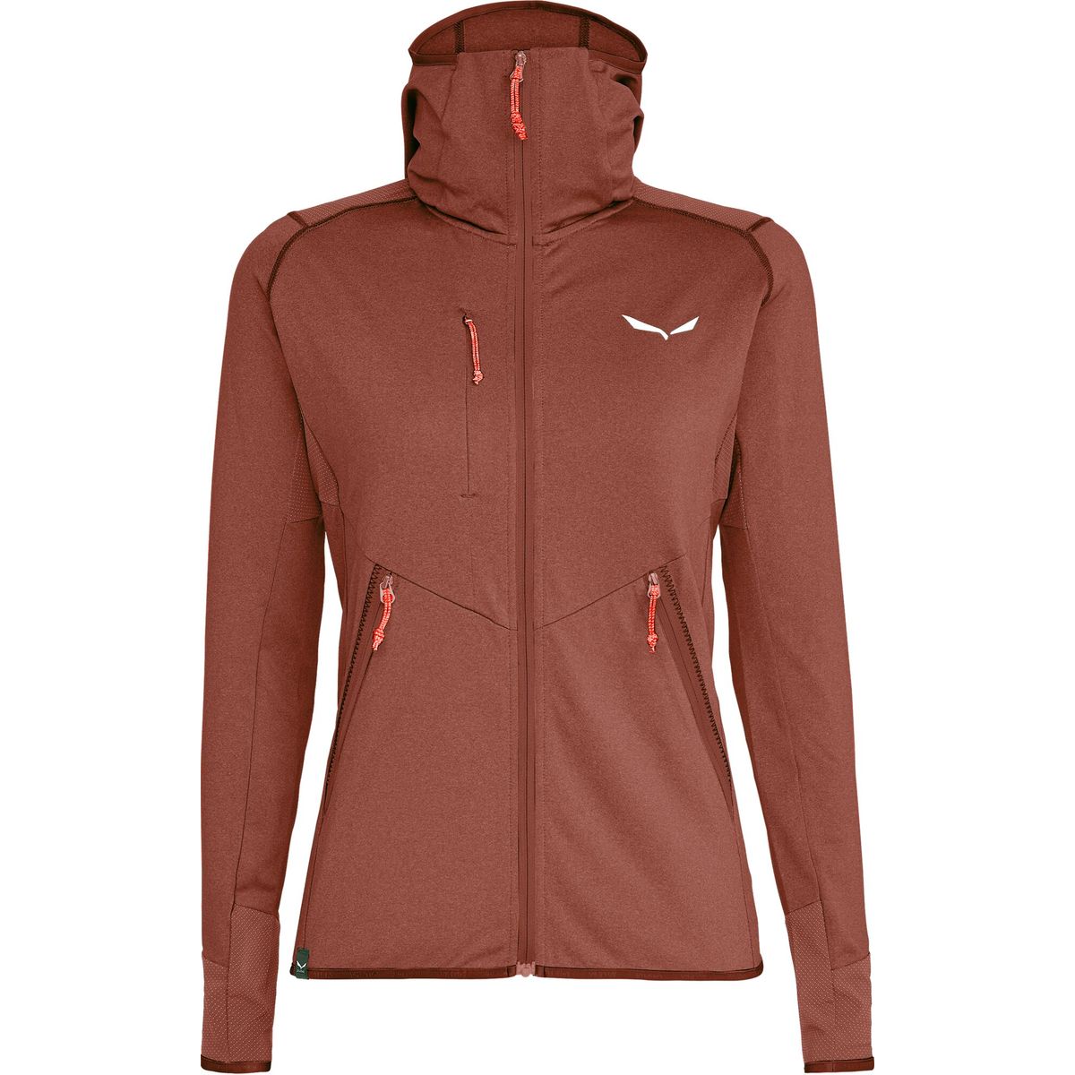 Salewa Agner Hybrid Polarlite/Durastretch W Full Zip Hoody etruscan red melange (1986) 40 00-0000027372-1986-40