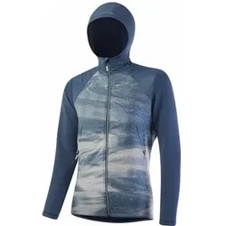 LOEFFLER Löffler Damen Funktionsjacke W HOODED HYBRIDJACKET SPEED PL ACTIVE, Größe 36 in Blau 302