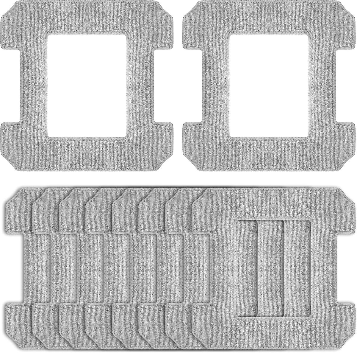 10 wasbare microvezel reinigingspads voor W2 PRO, W2 PRO Omni, W2 Omni, W2, W1 Pro en W1 raamreinigingsrobots
