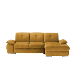 Ecksofa  Gladys ¦ gelb ¦ Maße (cm): B: 282 H: 103 T: 197.0