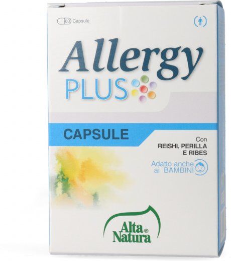 ALTA NATURA-INALME Srl Allergy Plus 60 Capsule - Integratore Alimentare Antiallergico