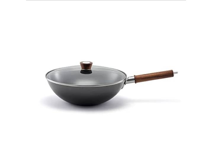 ZWILLING Dragon Wok mit Deckel, Karbonstahl, 30,5 cm