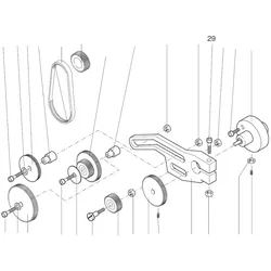 PROXXON 24004-00-29 Klemmschraube Räderarm für Drehmaschine PD 230/E