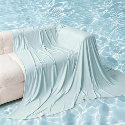 Uplift Picks Ultra Thin Cooling Summer Blanket Soft Breathable Bed Quilt green 230x230 Cm