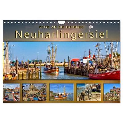 Reise an die Nordsee - Neuharlingersiel (Wandkalender 2027 DIN A4 quer), CALVENDO Monatskalender