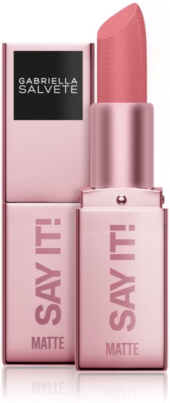 Gabriella Salvete Say It! It Matters matte lipstick with powder effect shade 01 4 g