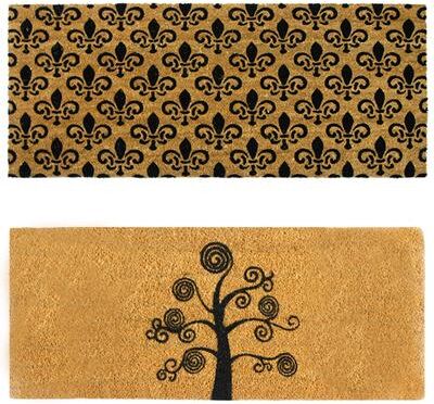 "Rubber-Cal Country ""Oversized"" Front Door Mat Kit - 24"" x 57"" - 2 Door Mats"
