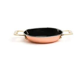 Comas Mini Paella Pfanne Dualer Körper Edelstahl/Kupfer 12X2,5Cm Model Gourmet X 1 Pack